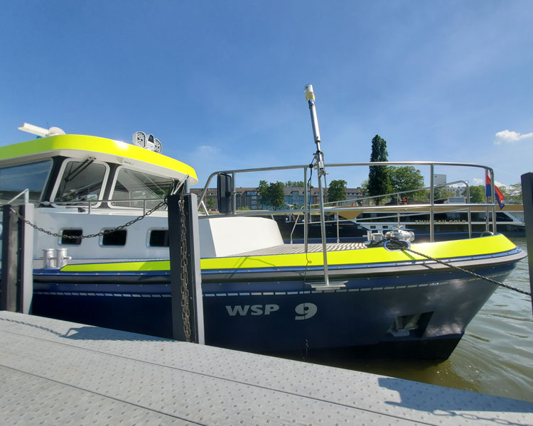 Siemer Werft Barßel-Reekenfeld -Neues Rheinstreifenboot für Köln