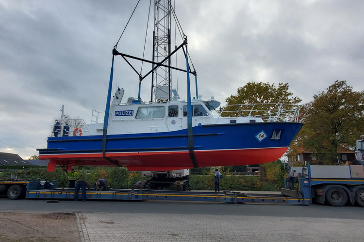 Siemer Werft Barßel-Reekenfeld - WSP14 für die Wasserschutzpolizei Bayern