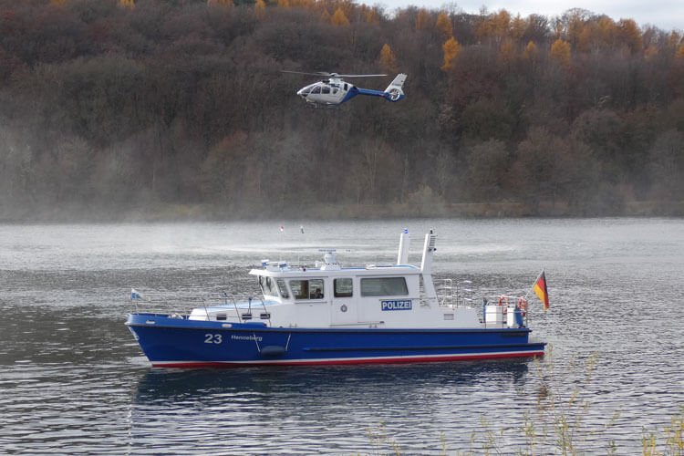 Siemer Werft Barßel-Reekenfeld - WSP 23 der Polizeiinspektion Schweinfurt / Bayern