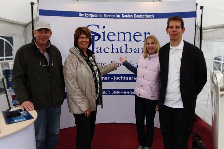 Siemer Werft Barßel-Reekenfeld - Firmengründer Elfie Siemer und Sohn Alexander Siemer